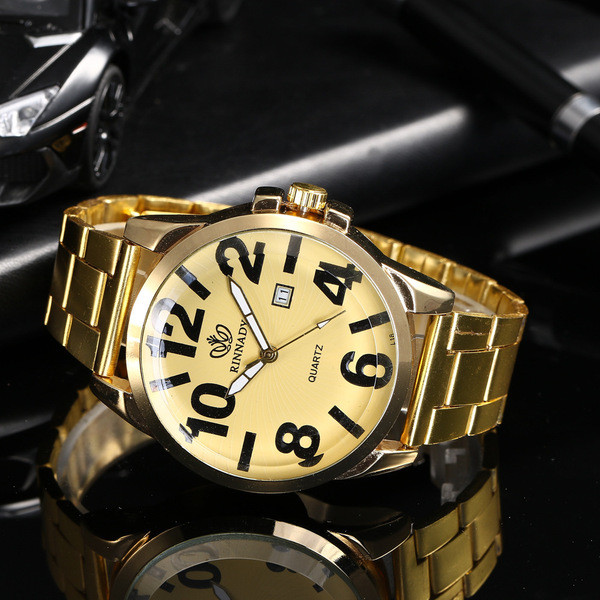 Kvarcni ženski sat sa velikim brojevima