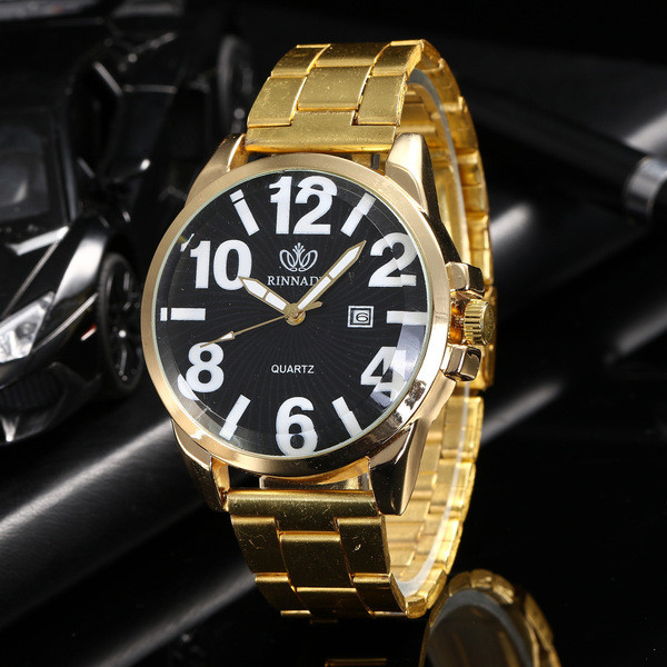 Kvarcni ženski sat sa velikim brojevima