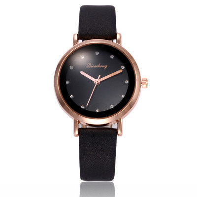 Sieviešu kvarca pulkstenis ar siksniņu ar spīdīgām daļiņām