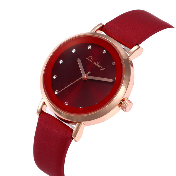 Sieviešu kvarca pulkstenis ar siksniņu ar spīdīgām daļiņām