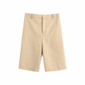 Sieviešu 3/4 bikses ar augstu vidukli