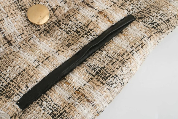 Moodsad naiste ruuduline seelik-püksid koos ülekandega