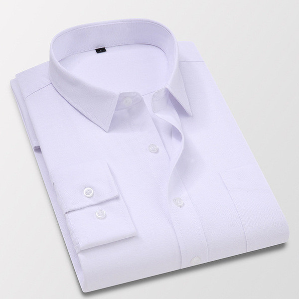 Sieviešu klasisks krekls ar garām piedurknēm un pogām