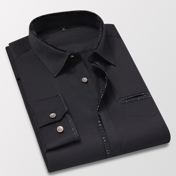 Vīriešu krekla klasiskais modelis - liela izmēra