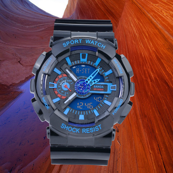 Veekindel helendav elektrooniline käekell