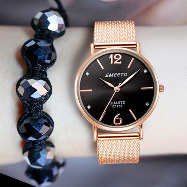 Aktuális női karóra fém szíjjal