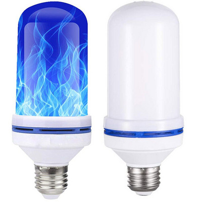 Δυναμική λυχνία LED με φλόγα σε διάφορα χρώματα
