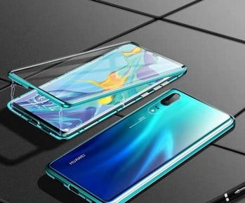 Двоен 360 градуса магнитен калъф за  Huawei P30