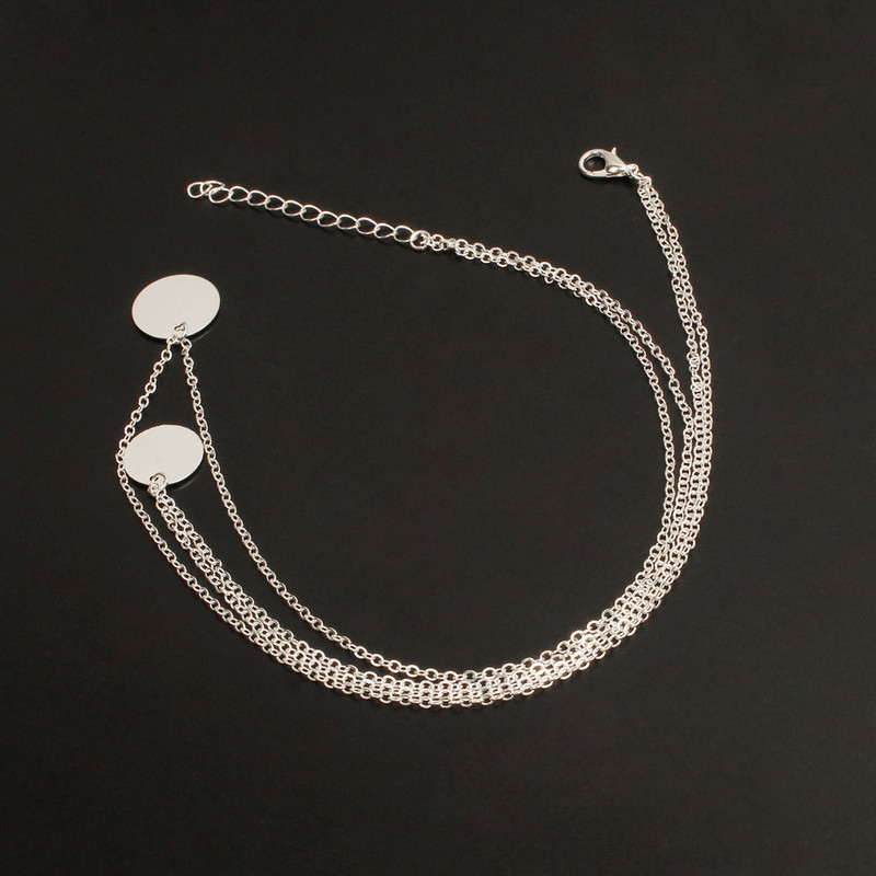 Új modell női kétsoros nyaklánc arany és ezüst színben