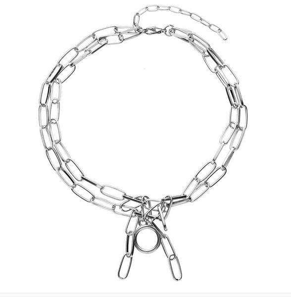 Moderna sieviešu kaklarotas tipa ķēdīte