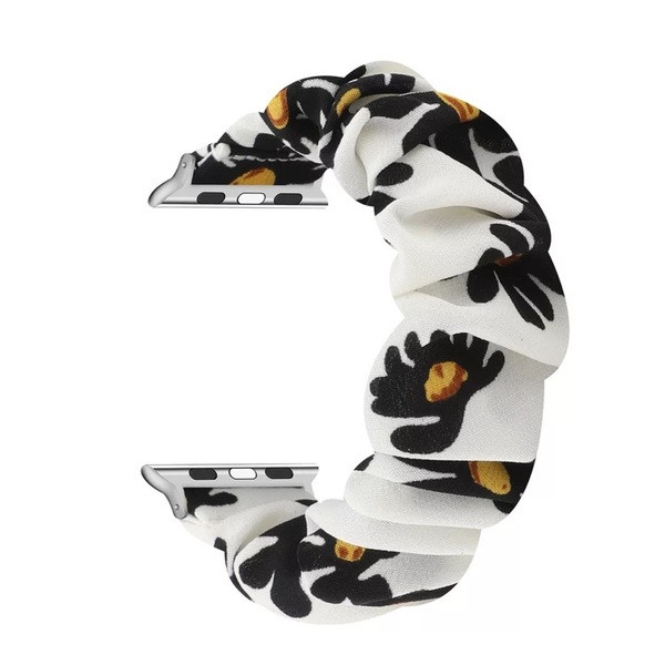 Модерна дамска скрънчи ластична каишка за часовник 