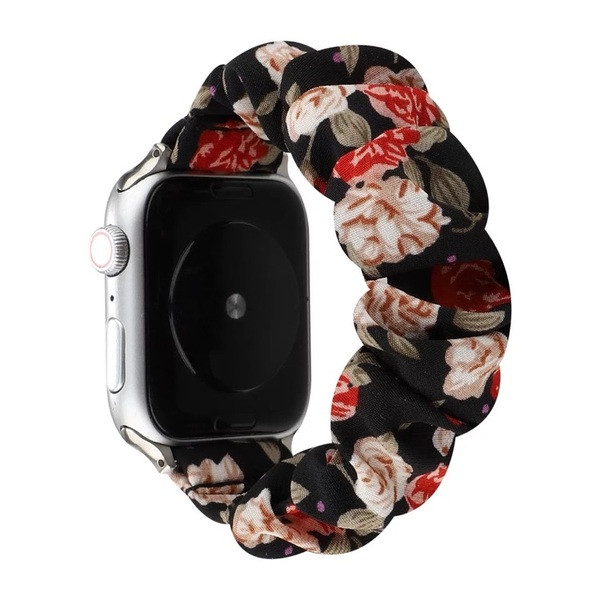 Модерна дамска скрънчи ластична каишка за часовник 