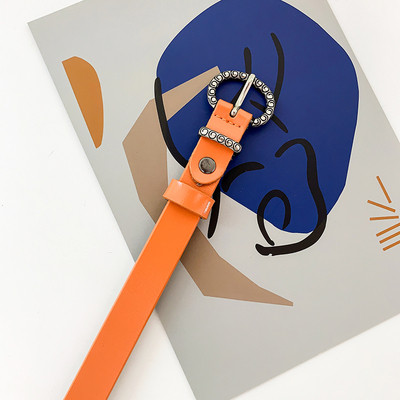 Moodne naiste ökonahast vöö metallist rõngaga