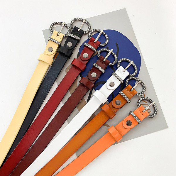 Moodne naiste ökonahast vöö metallist rõngaga