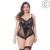 Body de dama din dantela - marime mare