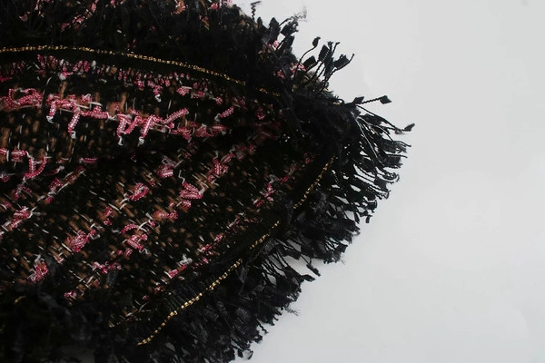 Csíkos női rövidnadrág magas derékkal, gombbal