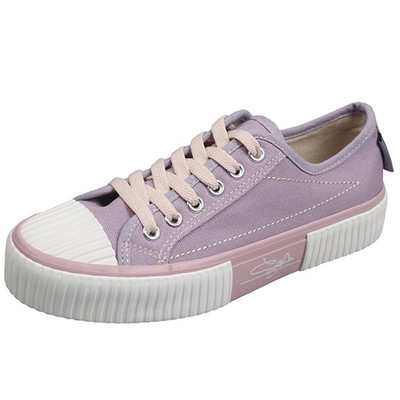 Ležerne ženske tenisice jednobojni model sa vezicama