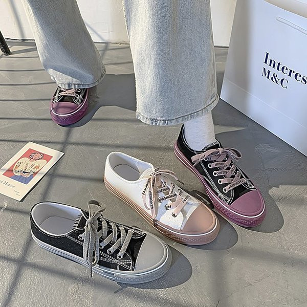 ΝΕΟ μοντέλο γυναικεία αθλητικά παπούτσια με κορδόνια και τραχιά σόλα