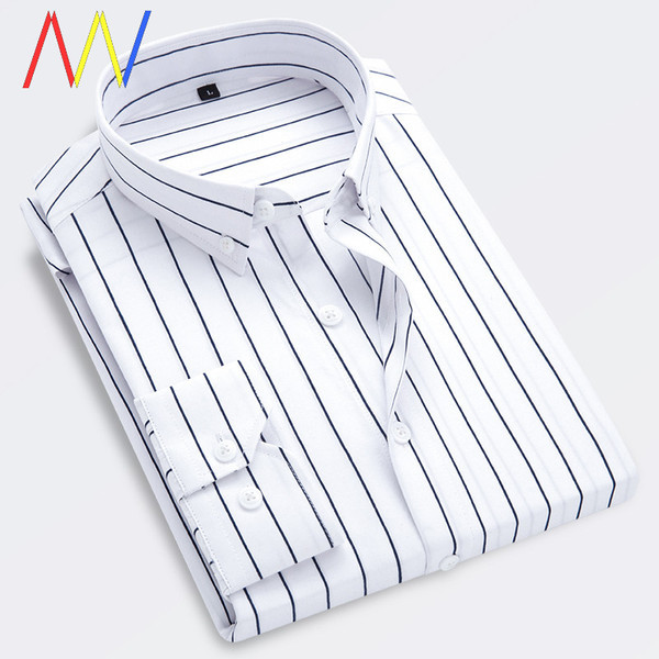 Férfi csíkos ing klasszikus gallérral