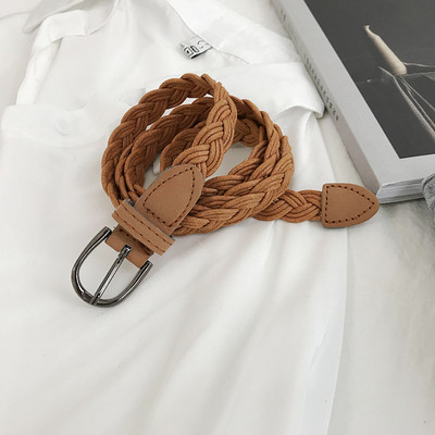 Női kötött öv fém csattal