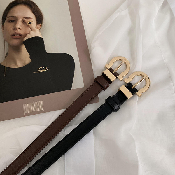 Moodne naiste ökonahast vöö metallelemendiga