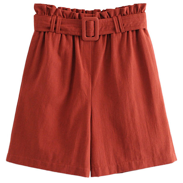 Moodsad naiste lühikesed püksid laiuse vööga mudeliga