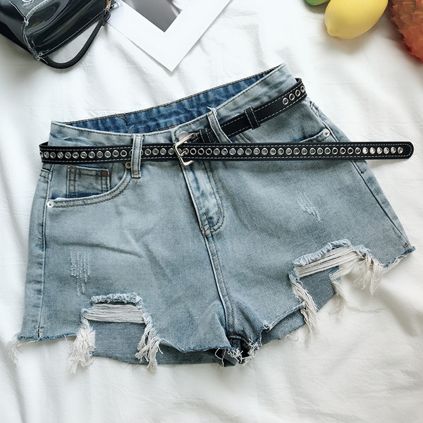 Modern női öv fém elemmel - öko bőr