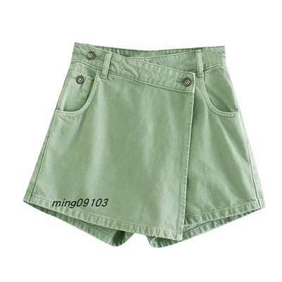 Moderna ženska suknja-hlače s transferom