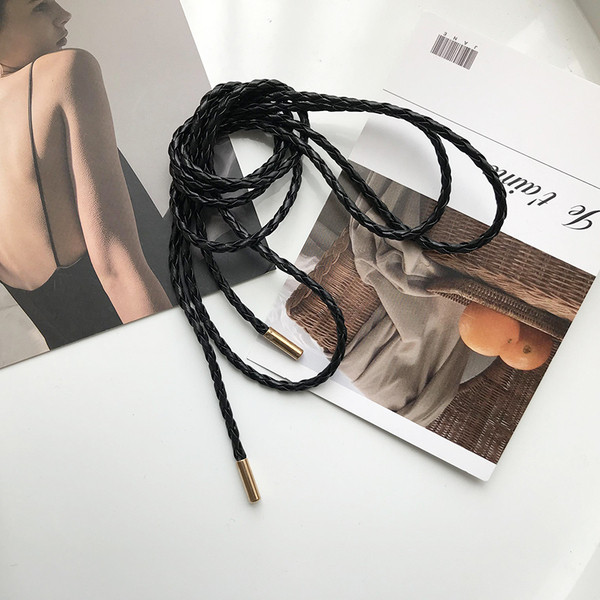 Õhuke ökonahast kootud naiste vöö