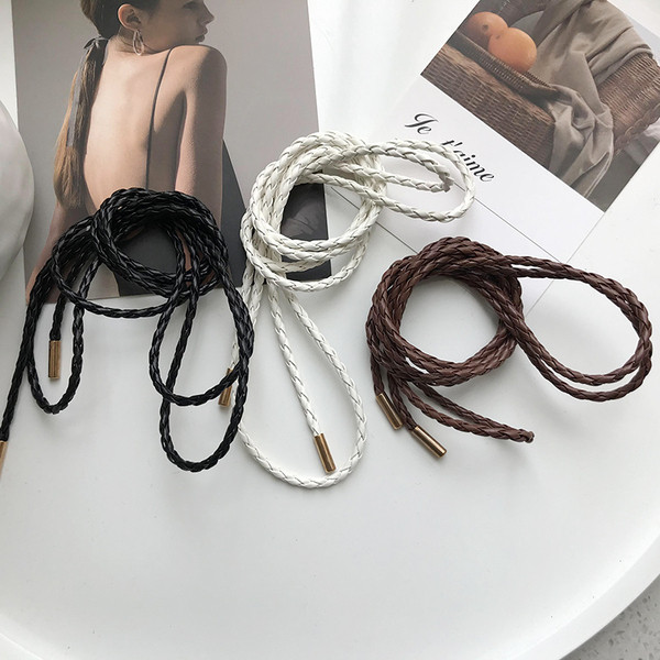 Õhuke ökonahast kootud naiste vöö