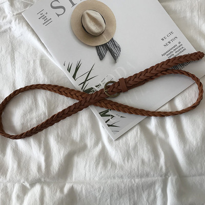 Öko bőrből készült női kötött öv