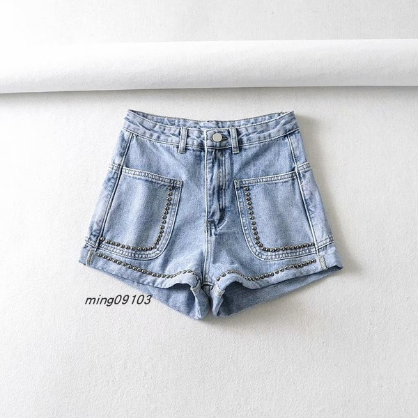 Új modell farmer rövidnadrág zsebekkel