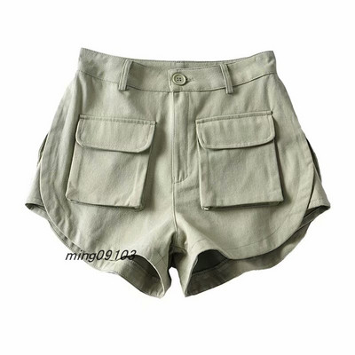 Vabaaja taskutega lühikesed püksid – kõrge vöökoht