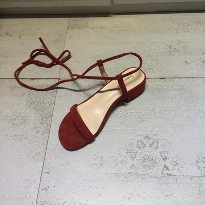 Új modell eco velúr szandál vékony pánttal