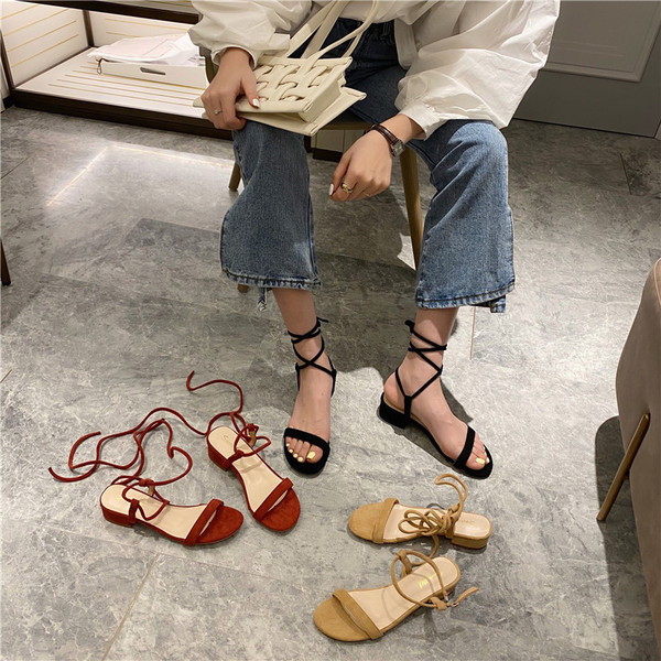 Új modell eco velúr szandál vékony pánttal