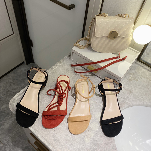 Új modell eco velúr szandál vékony pánttal