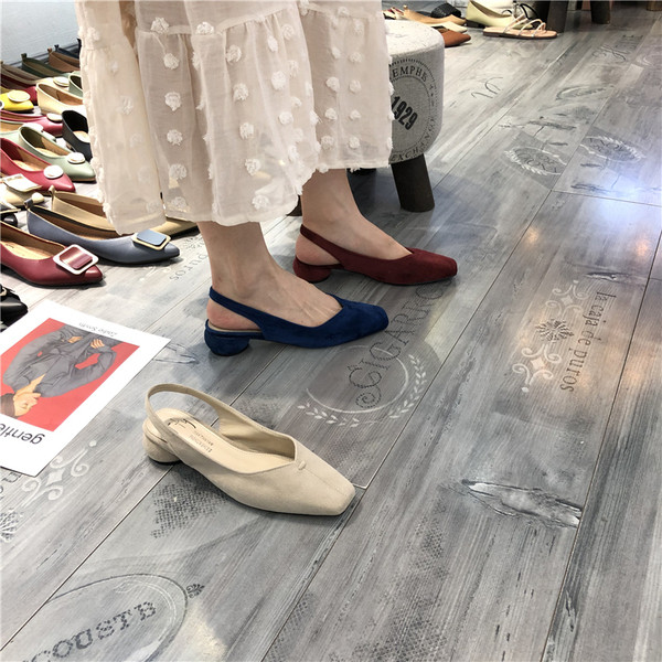 Naiste madala kontsaga öko seemisnahast sandaalid