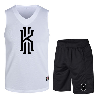 Dviejų dalių vyriškas sportinis rinkinys, įskaitant apatinę kelnaitę + šortus, tinkančius krepšiniui