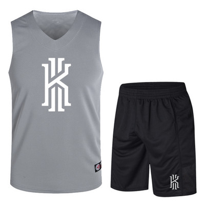 Dviejų dalių vyriškas sportinis rinkinys, įskaitant apatinę kelnaitę + šortus, tinkančius krepšiniui