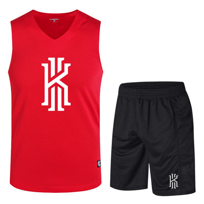 Dviejų dalių vyriškas sportinis rinkinys, įskaitant apatinę kelnaitę + šortus, tinkančius krepšiniui
