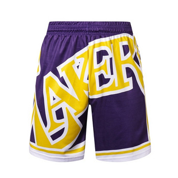 Спортен баскетболен комплект от къси панталони и потник