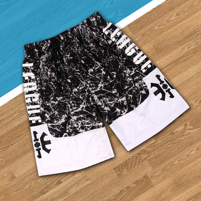 Vyriški trumpi sportiniai šortai su tamprėmis, tinkantys krepšiniui