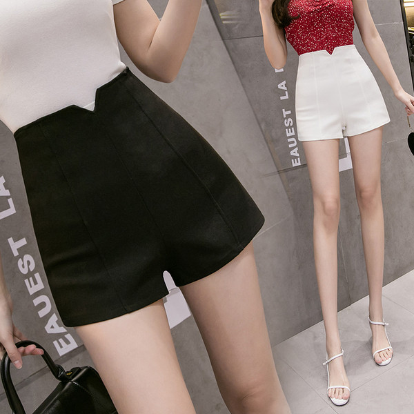 Modern női nadrág magas derékkal, fehér és fekete színben