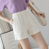 Alkalmi női nadrág zsebekkel - magas derék