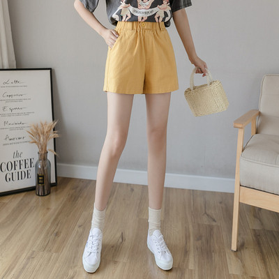 Alkalmi női nadrág zsebekkel - magas derék