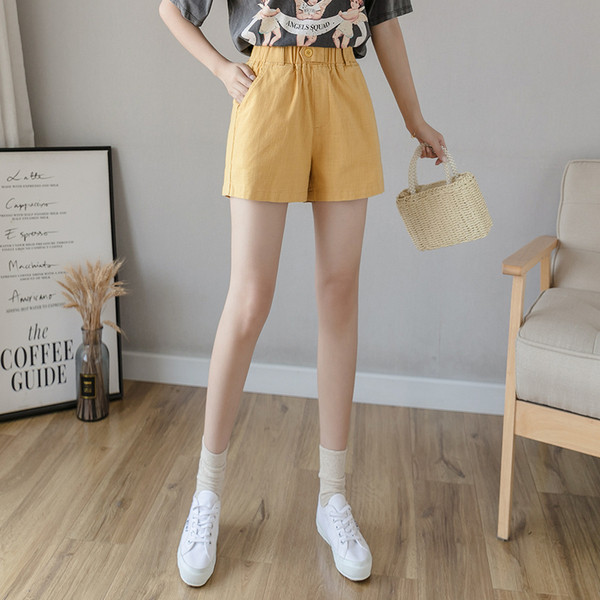 Alkalmi női nadrág zsebekkel - magas derék