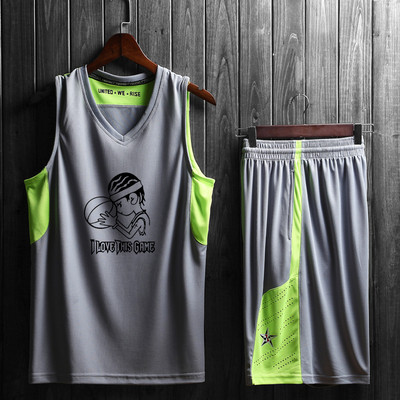 Vyriškas krepšinio komplektas iš šortų ir šortų
