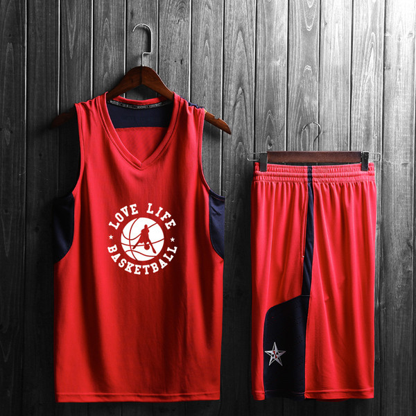 Vyriškas krepšinio komplektas iš šortų ir šortų