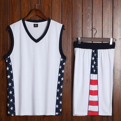 Gyorsan száradó anyagból készült férfi kosárlabda készlet