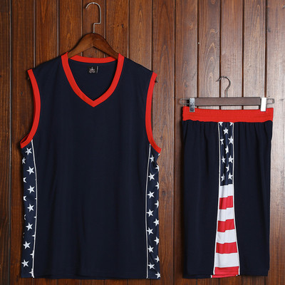 Gyorsan száradó anyagból készült férfi kosárlabda készlet